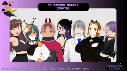 3D Vtuber Models (VRoid Studio)